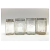 ANTIQUE HOOSIER CABINET SPICE JARS