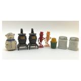 1950's salt and pepper assortment, Mr. peanut
