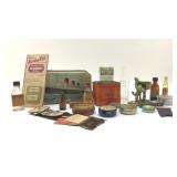 EARLY TINS, ADVERTISING, CONVENTION RIBBONS