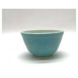 SMALL BLUE PYREX MIXING BOWL