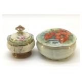 2 AUSTRIAN DRESSER BOXES POPPIES