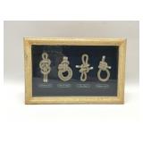 SAILORS KNOTS SHADOWBOX WALL DECOR
