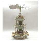 WOOD EASTER CAROUSEL CANDLEHOLDER