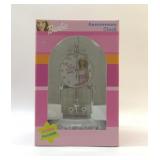 Porcelain Barbie anniversary clock, 2002