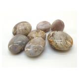 7 flower, egg palm stone crystals