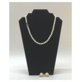 PEARL NECKLACES, EARRINGS