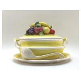 1960ï¿½s FRUIT SOUP TUREEN WITH UNDERPLATE
