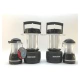 4 RAY O VAC LANTERNS