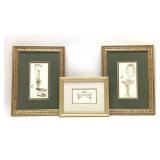 3 POWDER ROOM PRINTS