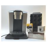 KEURIG COFFEE MAKER WITH ACCESSORIES
