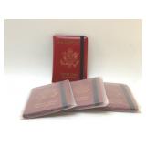4 PASSPORT COVER BOOKS