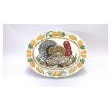VTG Oval Thanksgiving Turkey Platter