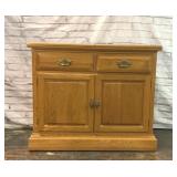 COCHRANE OAK FLIP TOP SERVER BAR CABINET