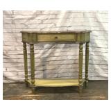 CHIPPY GREEN CONSOLE TABLE