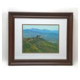 Pilot Mountain framed photograph