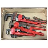 ASSORTED PIPE WRENCHS
