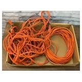 2 ORANGE EXTENSION CORDS