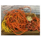3 EXTENSION CORDS & LIGHT