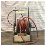 AMES ROLLING HOSE REEL & GARDEN HOSE