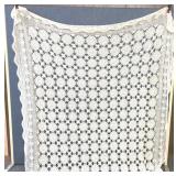 VTG CROCHET TABLECLOTH