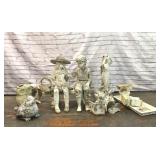 ASSORTED PLASTIC RESIN YARD ORNAMENTS