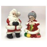Mr & Mrs Santa Claus Handpainted Atlantic Molds