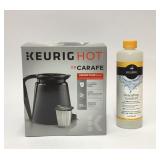 New Keurig Hot 2.0 Carafe & Descaling Solution