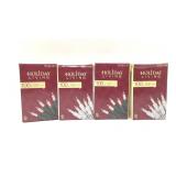 Four boxes of Christmas string lights