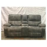 DOUBLE ELECTRIC RECLINING CENTER CONSOLE LOVESEAT