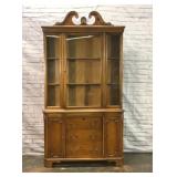 WOODEN GLASS FRONT CHINA CABINET