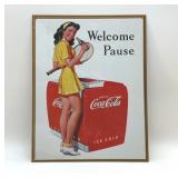 Coca-Cola metal sign