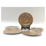 ANTIQUE GEISHA GIRL PLATES, SAUCER