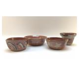 RED CLAY LUSTER DECORATED POTTERY YORI