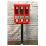 3 GUMBALL Machine on Stand .25