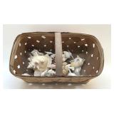 BASKET OF SEASHELLS