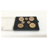 BRASS REMINGTON BUTTON SET