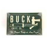 Buck knife company, metal sign, 17 