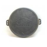 Cast iron cabin kitchen griddle 15"