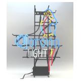 NEON CORONA LIGHT PARROT SIGN