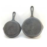 2 Cast-iron skillets Wagner Ware