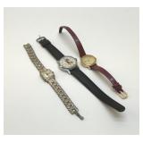 3 DISNEY  WARNER BROS. WRIST WATCHES