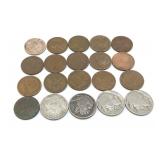 Buffalo Nickels, wheat pennies, V nickel