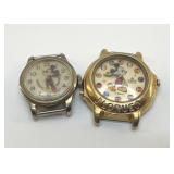2 MICKEY MOUSE WATCHES 1980