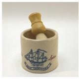 OLD SPICE VINTAGE SHAVING MUG WITH BRUSH