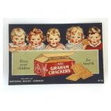 National biscuit Company metal sign