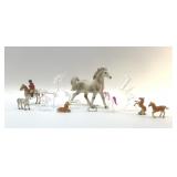 Assorted collectible horses, unicorns