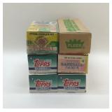 6 Boxes of Baseball Cards