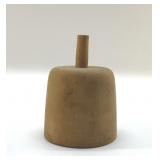 ANTIQUE WOOD BUTTER, MOLD WITH CLUB