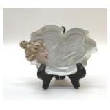 German smoking, woman dresser tray