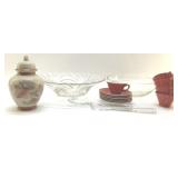 ASIAN CHINA, FOSTORIA BOWL, GINGER JAR